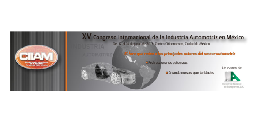 Congreso Internacional de la Industria Automotriz en México, 12 a 14 de junho